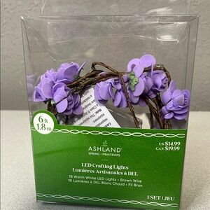 Ashland LED Lights with Lavender Flowers
